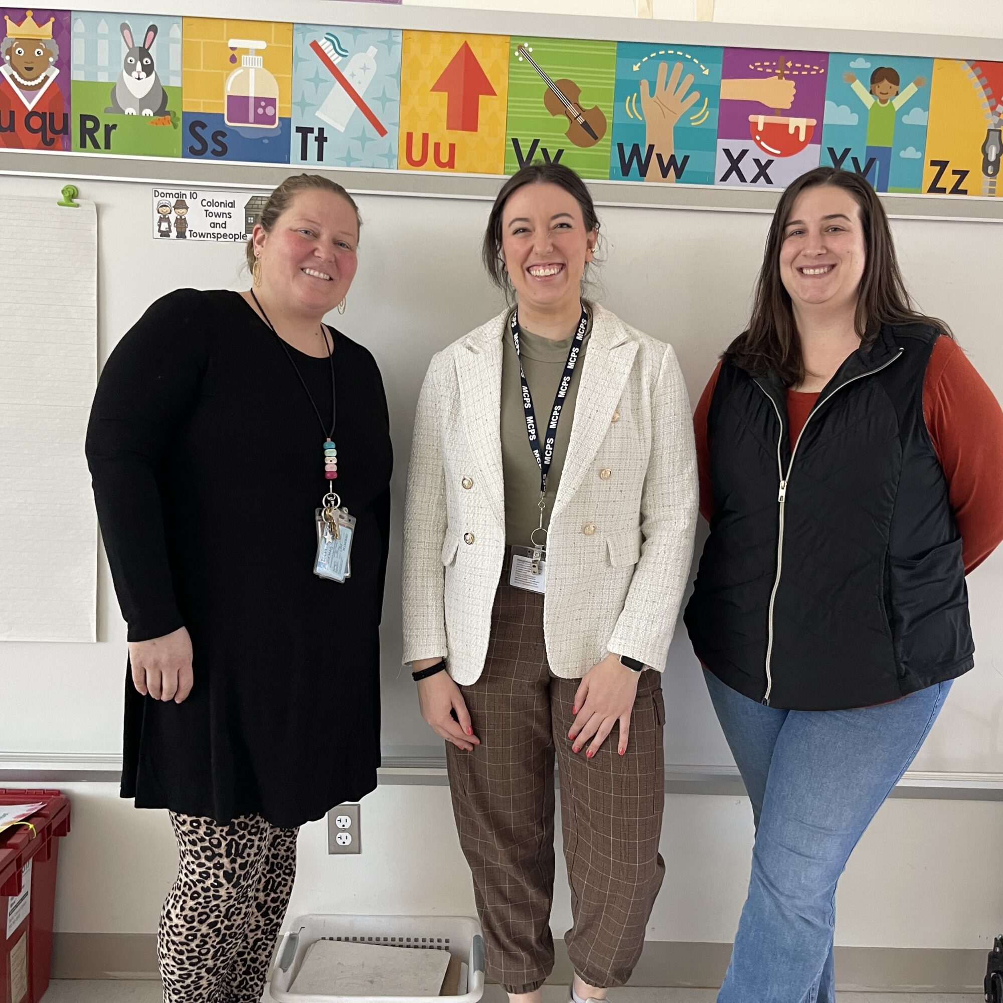 Natalie Zimmerman visited Christa McAuliffe ES